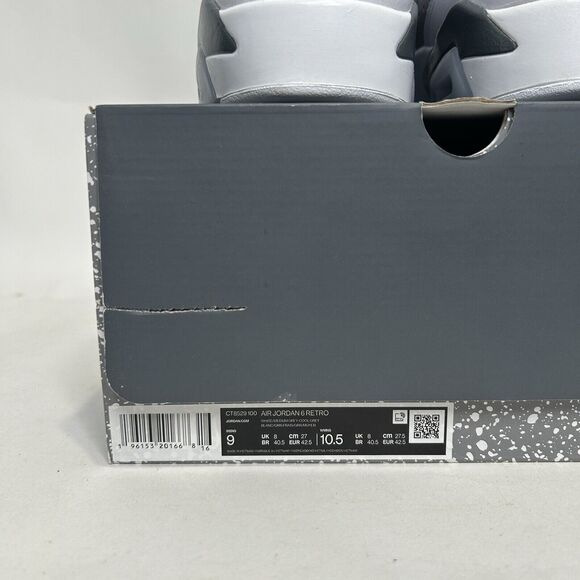 Nike Shoes Air Jordan 6 Retro “Cool Grey/Medium Grey” 2024